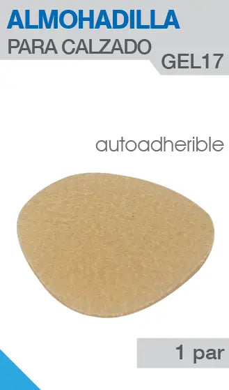 Almohadilla Para Calzado En Gel con Tela