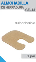 Almohadilla De Herradura En Gel con Tela