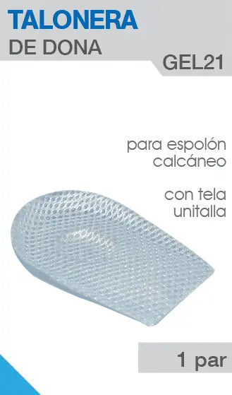 Talonera De Dona En Gel con Tela