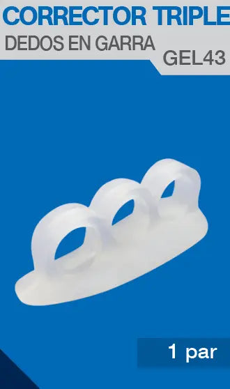 Corrector Triple Dedos En Garra En Gel